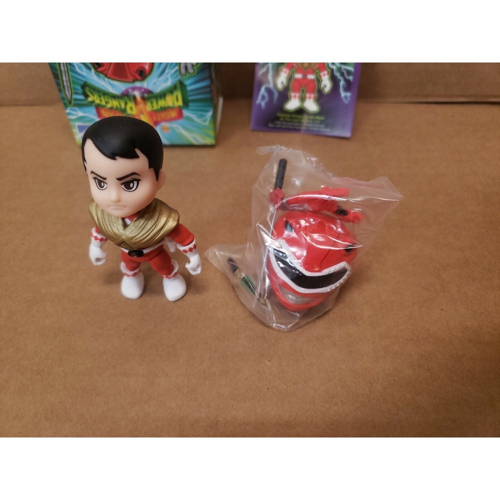Loyal Subjects Power Rangers Red Ranger w/ Dragon Shield Chase 1/96 RARE Variant - Picture 3 of 5